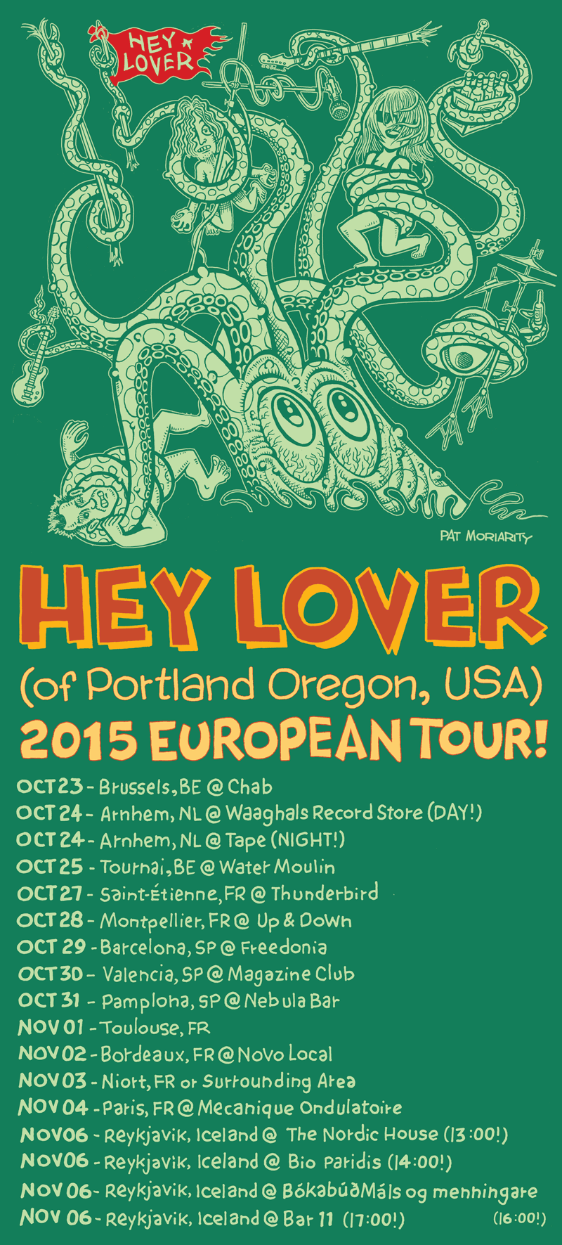 Hey Lover Europe Tour n2015