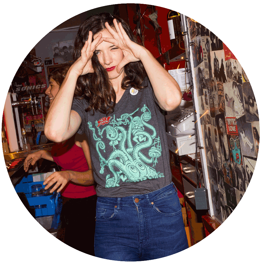 Maria Del Amore wearing Hey Lover